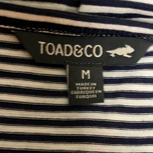 Striped Blue Sleeveless Dress - Picture 7 of 12